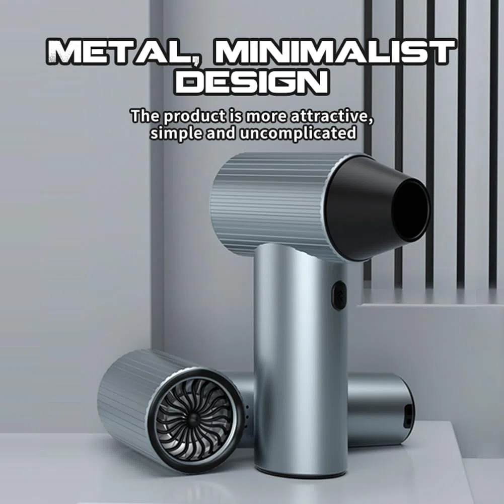 Mini Ventilateur Portatif Turbo Violent Moteur Sans Balais 90000 /Min X7 Souffleur Violent Turbo Jet Fan 45 M/S Ventilateur de Conduit Industriel