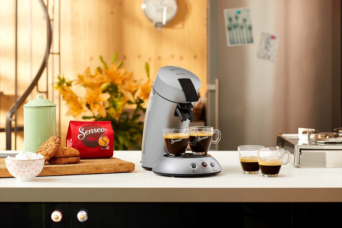 Philips HD6556/51 Machine à Café à Dosettes Senseo Original 2.5+ Argent 0, 75 Litre