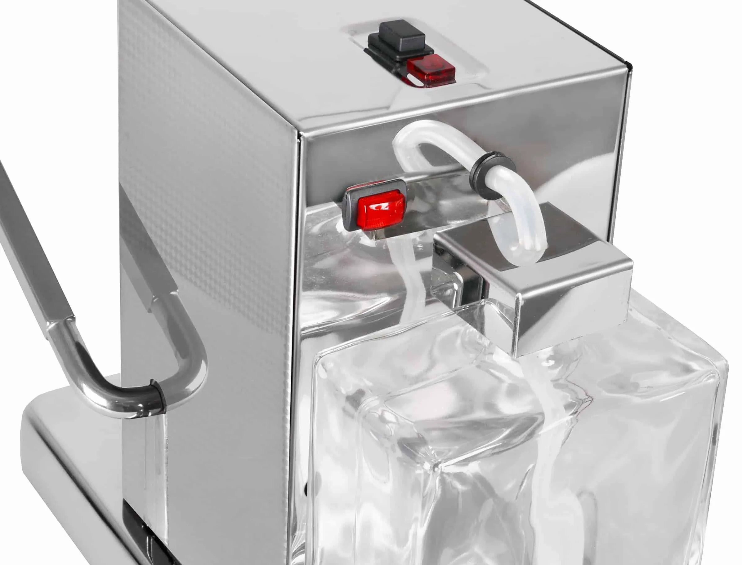 Perla PICP4S4GXX Machine à expresso italienne pour dosettes ESE Respectueuse de l'environnement et économique en consommation Pour dosettes ESE standard 44 mm Argenté