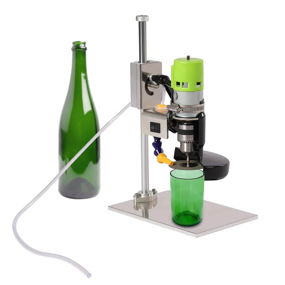 Coupe-bouteille électrique pour verre - 7 vitesses - Outil de coupe pour bouteilles en verre et en céramique