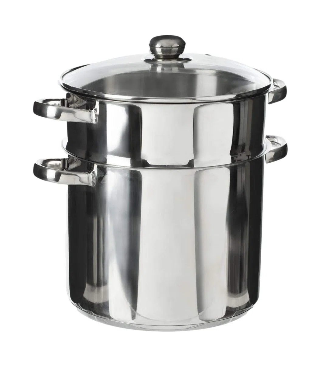 Secret de Gourmet - Couscoussier en Inox capacité 11 litres D 26 cm