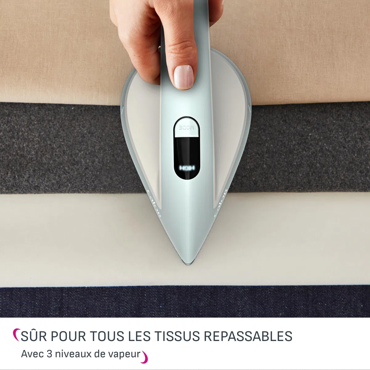 Calor Steam Board 450, Défroissage et repassage tout-en-un, Planche multi-positions, Semelle chauffante, Vapeur efficace, QT1214C0