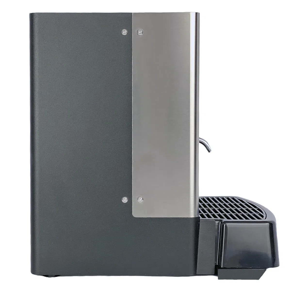 Lucaffé La Piccola Sara Classic, machine à café pour dosettes E.S.E. machine à café à dosettes, acier inoxydable 30,5x21x29 haute qualité, Made in Italy + 300 dosettes 44 mm