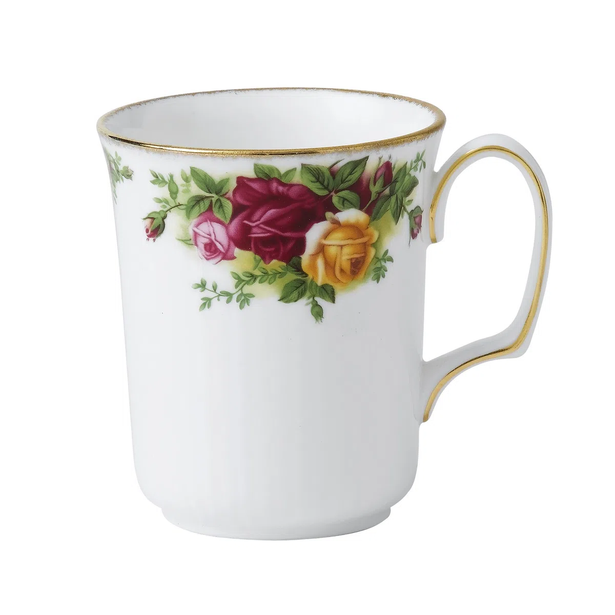 Royal Albert Old Country Roses Gobelet en porcelaine anglaise Blanc 0,25 l