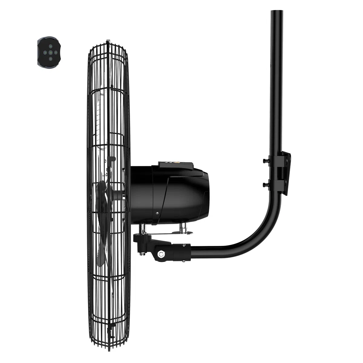 Fanelite Ventilateur mural professionnel FW65-DC – 65 cm – Moteur DC silencieux – Débit d’air 250 m³/min – 6 vitesses – Télécommande – Puissant – Usage pro/commercial