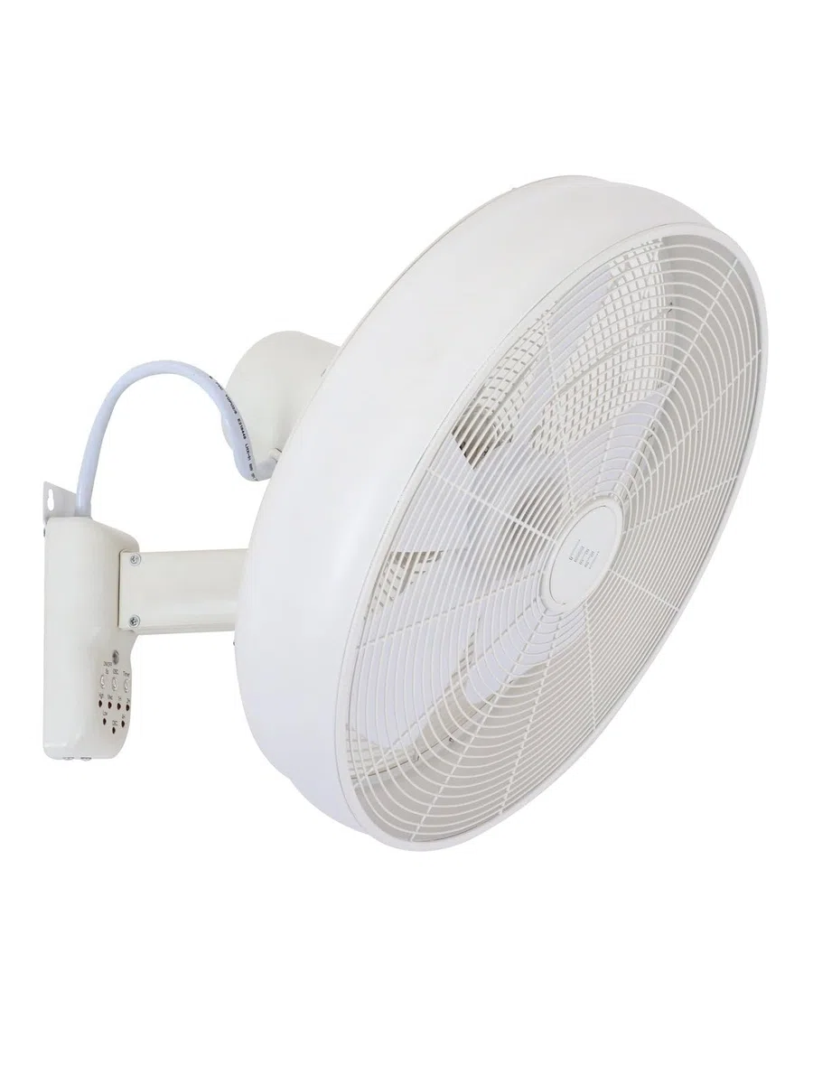 Beacon Lighting Breeze Ventilateur mural avec télécommande Blanc 41 cm