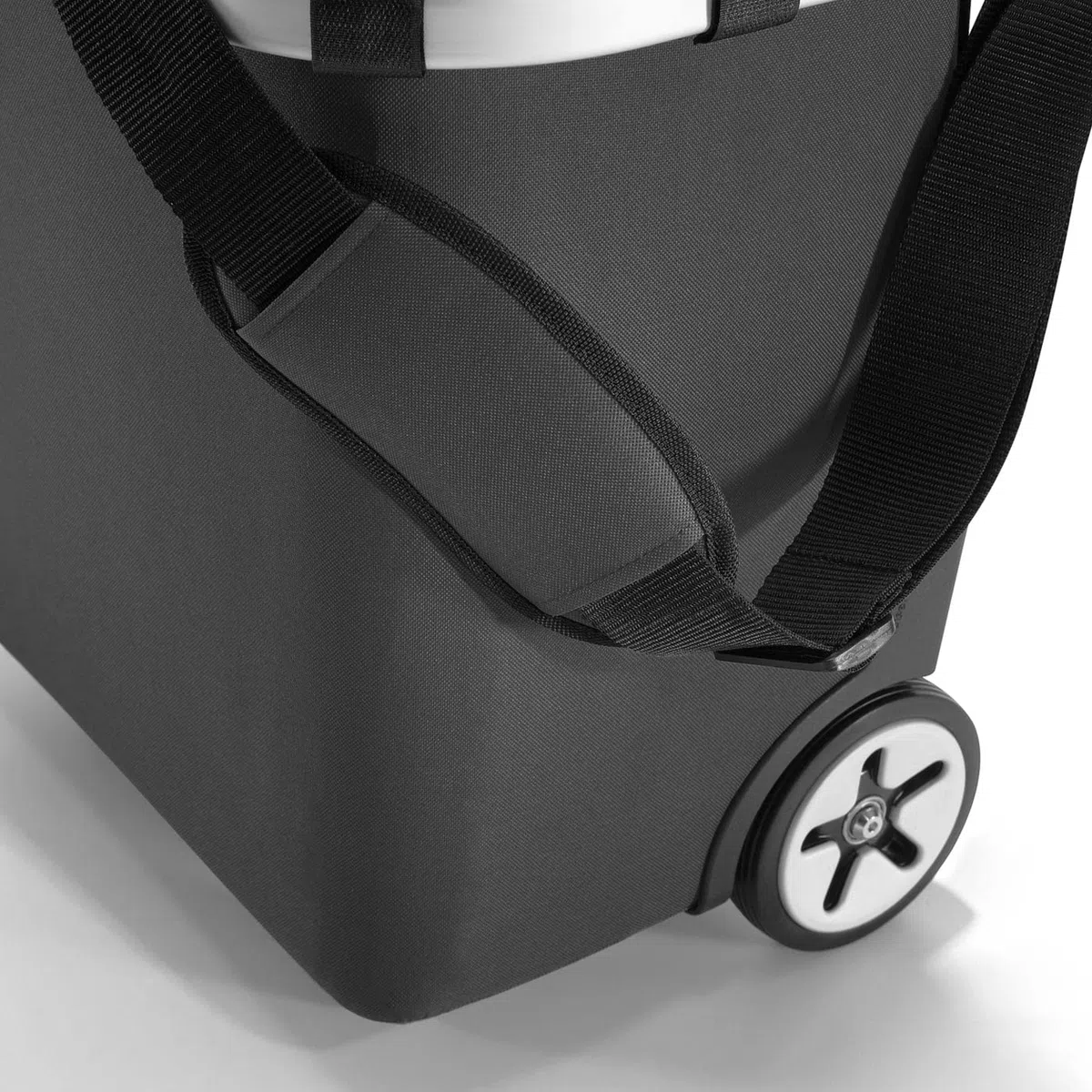 reisenthel carrycruiser iso - Cabas à roulettes Portable et verrouillable avec Fonction Isotherme, Cadre en Aluminium Robuste, capacité 40l, Pochette intérieure en Filet Amovible, en Black