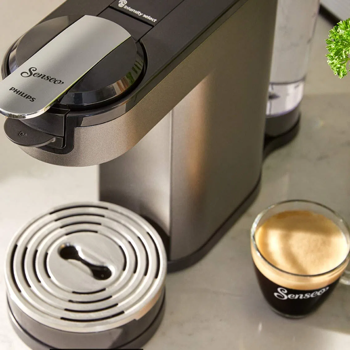 Philips HD6556/51 Machine à Café à Dosettes Senseo Original 2.5+ Argent 0, 75 Litre